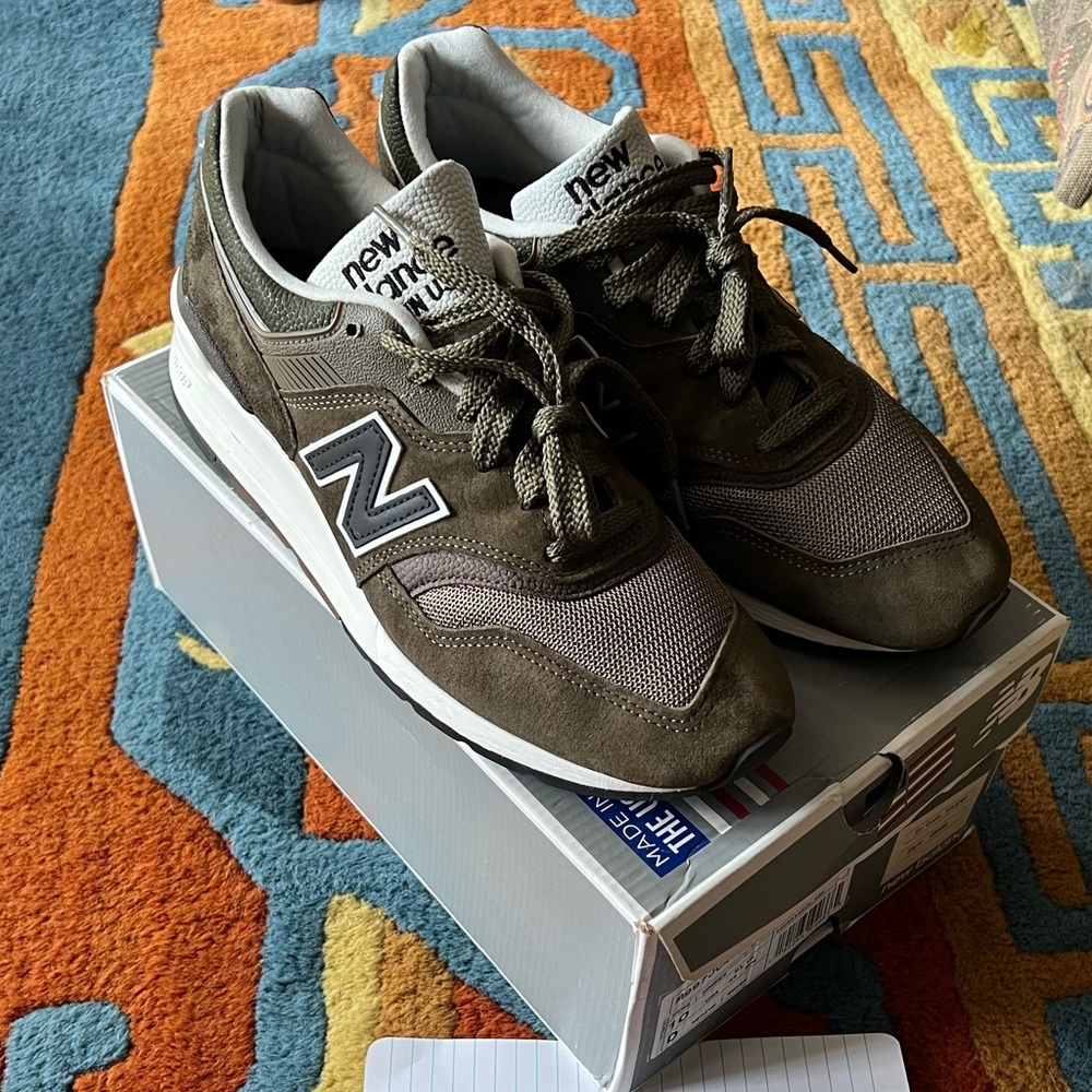 New balance 997 J Crew Camo size 10 Made in USA
